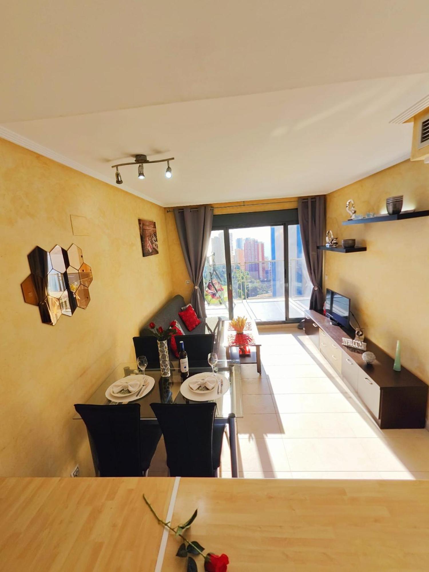 Precioso apartamento en Mirador del Mediterráneo Benidorm Esterno foto